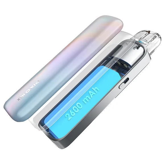 Aspire Pixo Max Schnittansicht mit 2600 mAh Akku und Pixo Pod