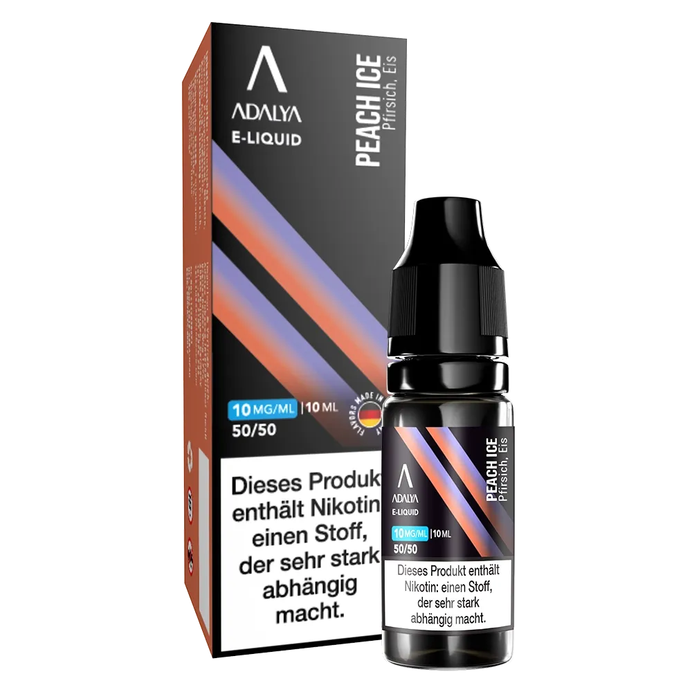 Adalya - Nikotinsalz Liquid - 10ml - Peach Ice - 10mg