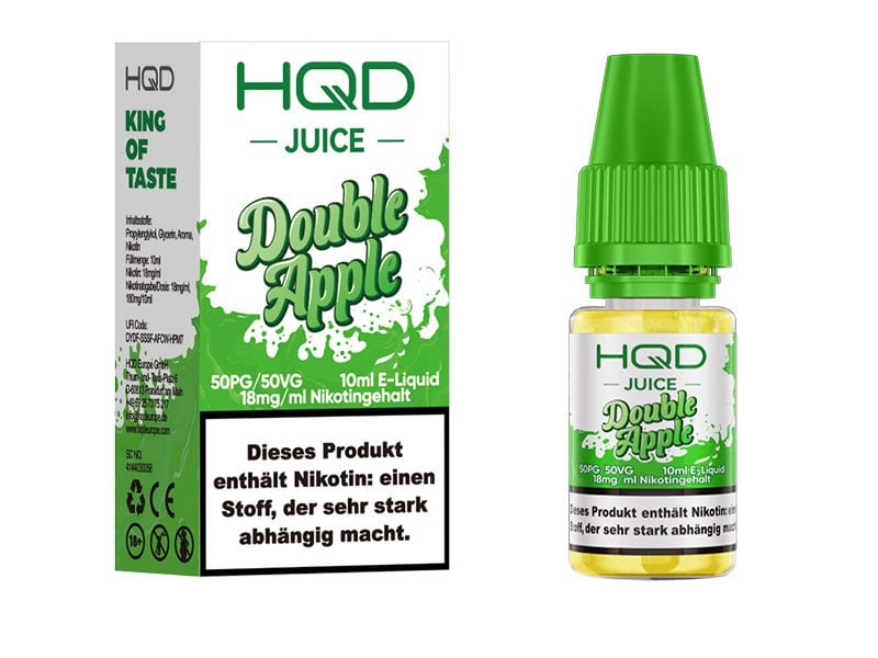 HQD - Juice - Double Apple - Nikotinsalz Liquid - 10ml - 18mg