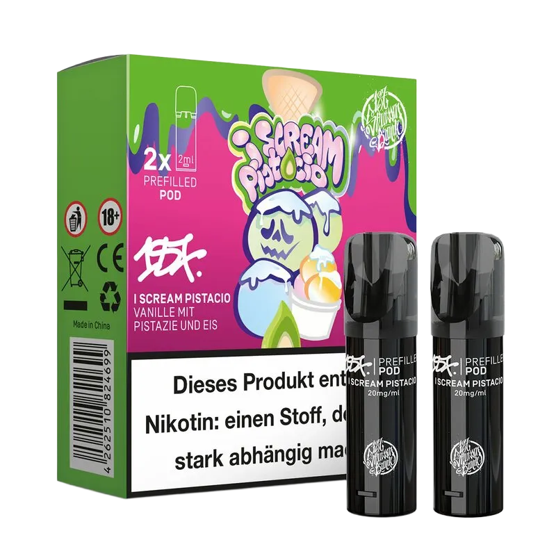 187 Straßenbande - Prefilled Pod Scream Pistacio - 2ml - 2er Pack