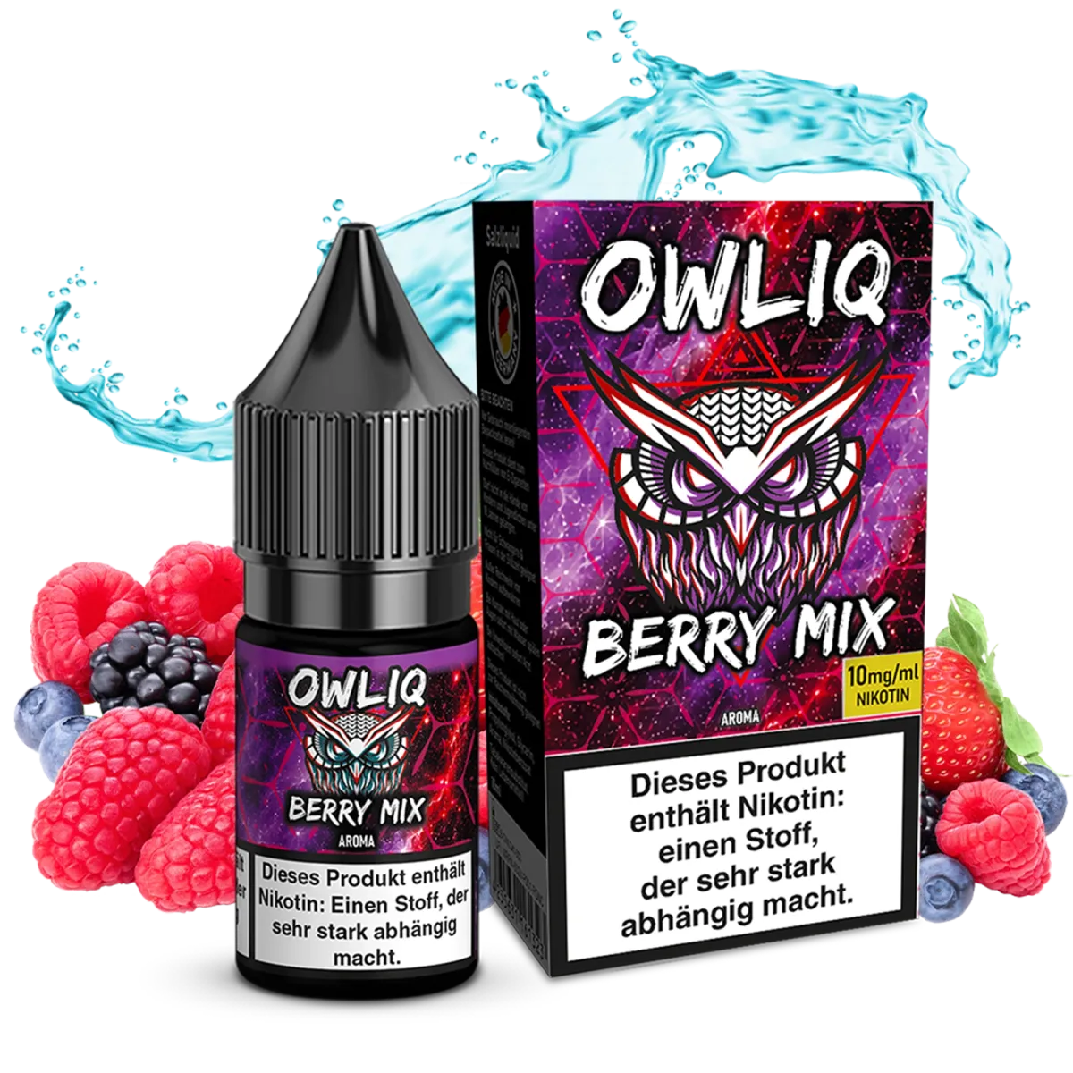 OWL - Owliq - 10ml - Berry Mix | Nikotinsalz-Stärke : 10mg