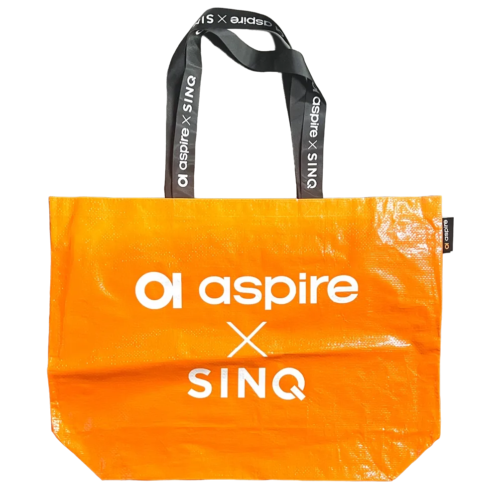 Aspire x SINQ Tragetasche Orange PVC Aspire x SINQ Tragetasche Orange PVC