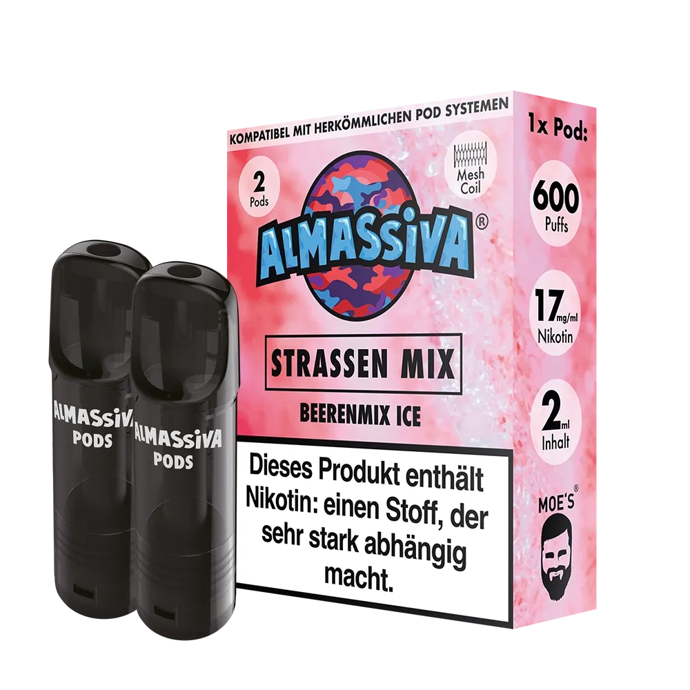 Al Massiva - Prefilled Pod - 2ml - 2er Pack - Strassen Mix Al Massiva - Prefilled Pod - 2ml - 2er Pack - Strassen Mix