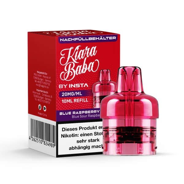 KIARABABA - Nachfülltank - 10ml - Blue Raspberry Kizzez