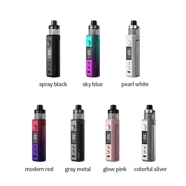 Voopoo - Drag X2 - Pod Kit - Colorful Silver Voopoo - Drag X2 - Pod Kit - Colorful Silver