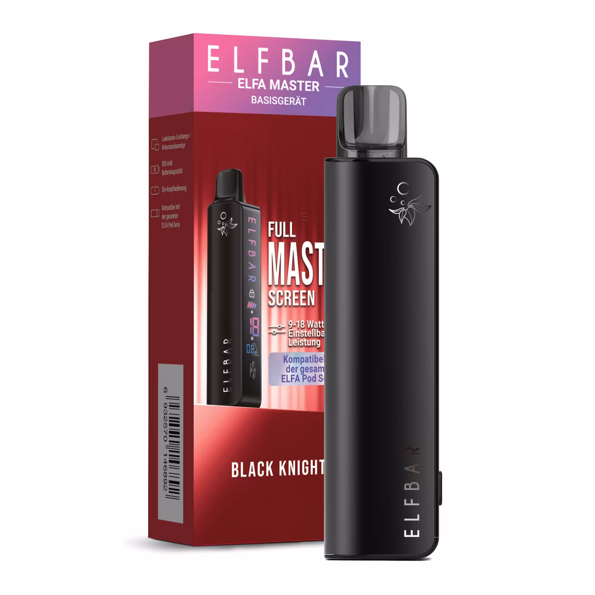Elfbar - ELFA MASTER - Basisgerät - Black Knight