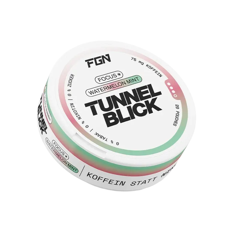 FGN - Tunnelblick - Focus - Koffein Pouches - Watermelon Mint - 75mg FGN - Tunnelblick - Focus - Koffein Pouches - Watermelon Mint - 75mg