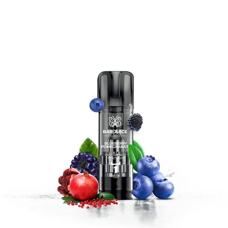 Bar Juice - Prefilled Pods - 2ml - 2er Paket - Blueberry Pomegranate | Nikotinsalz-Stärke : 20mg