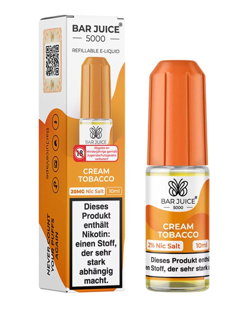Bar Juice 5000 - Cream Tobacco - 10ml - 20mg