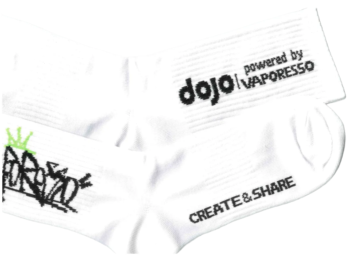 Vaporesso - Dojo - Socken - Weiß Vaporesso - Dojo - Socken - Weiß