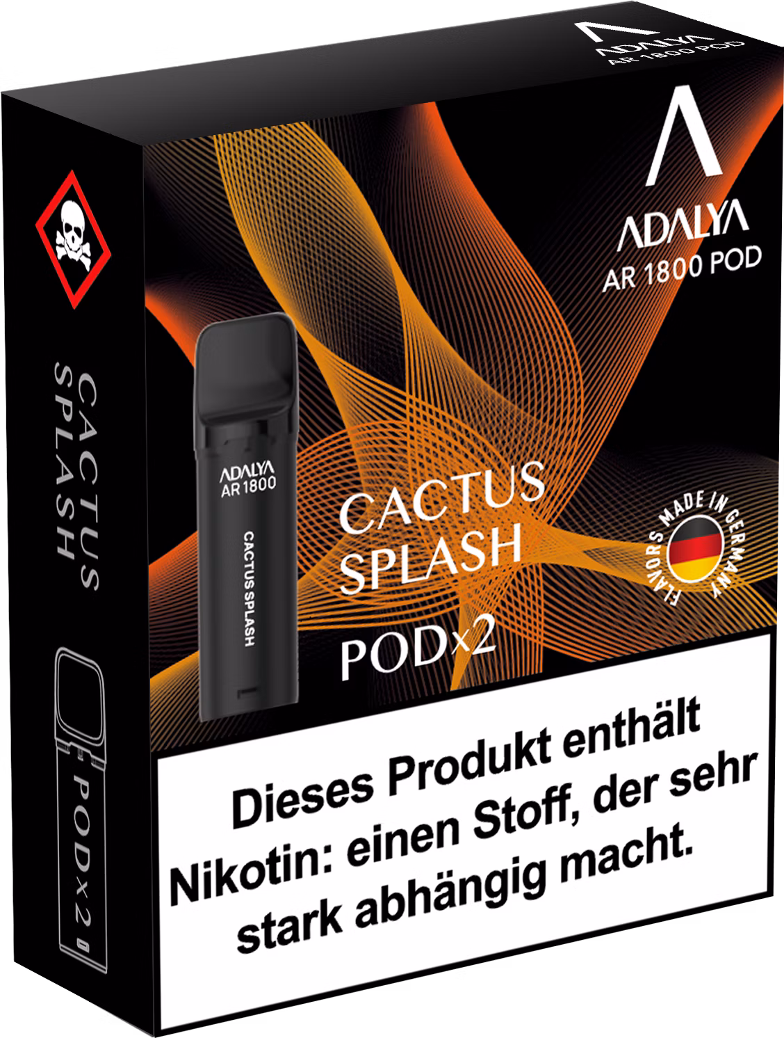 Adalya - Alpha Prefilled Pod - 2ml - 2er Pack - Cactus Splash