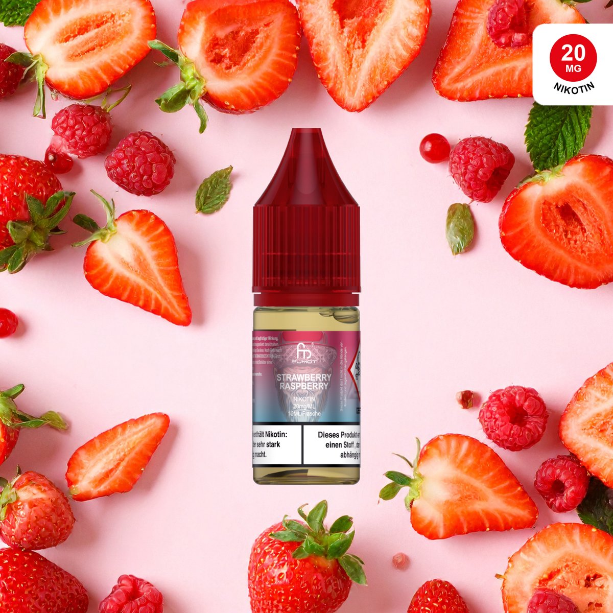 RandM - Tornado - Nikotinsalz-Liquid - 10ml - Strawberry Raspberry 20mg