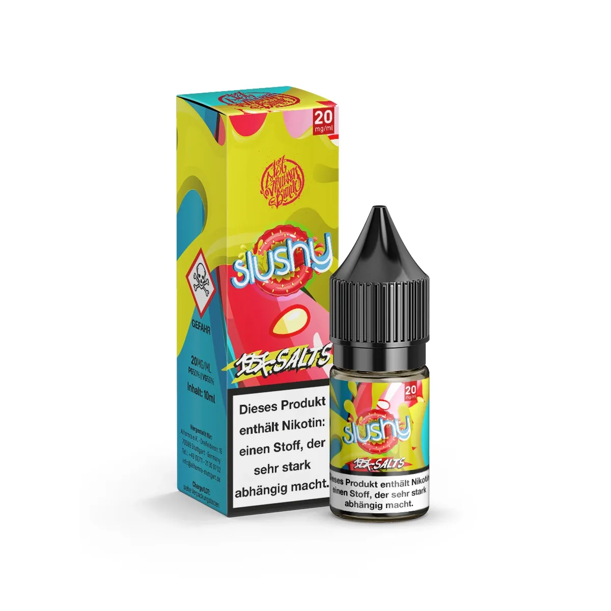 187 Straßenbande - Nikotinsalz-Liquids - 10ml - Slushy | Nikotinsalz-Stärke : 20mg | Paketgröße : 1er Packung