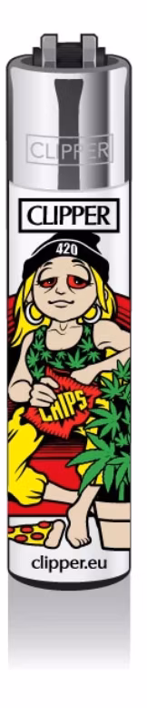 clipper-feuerzeug-couch-potatoes-2v4 Clipper - Feuerzeug - Couch Potatoes - 2v4 - wiederverwendbar