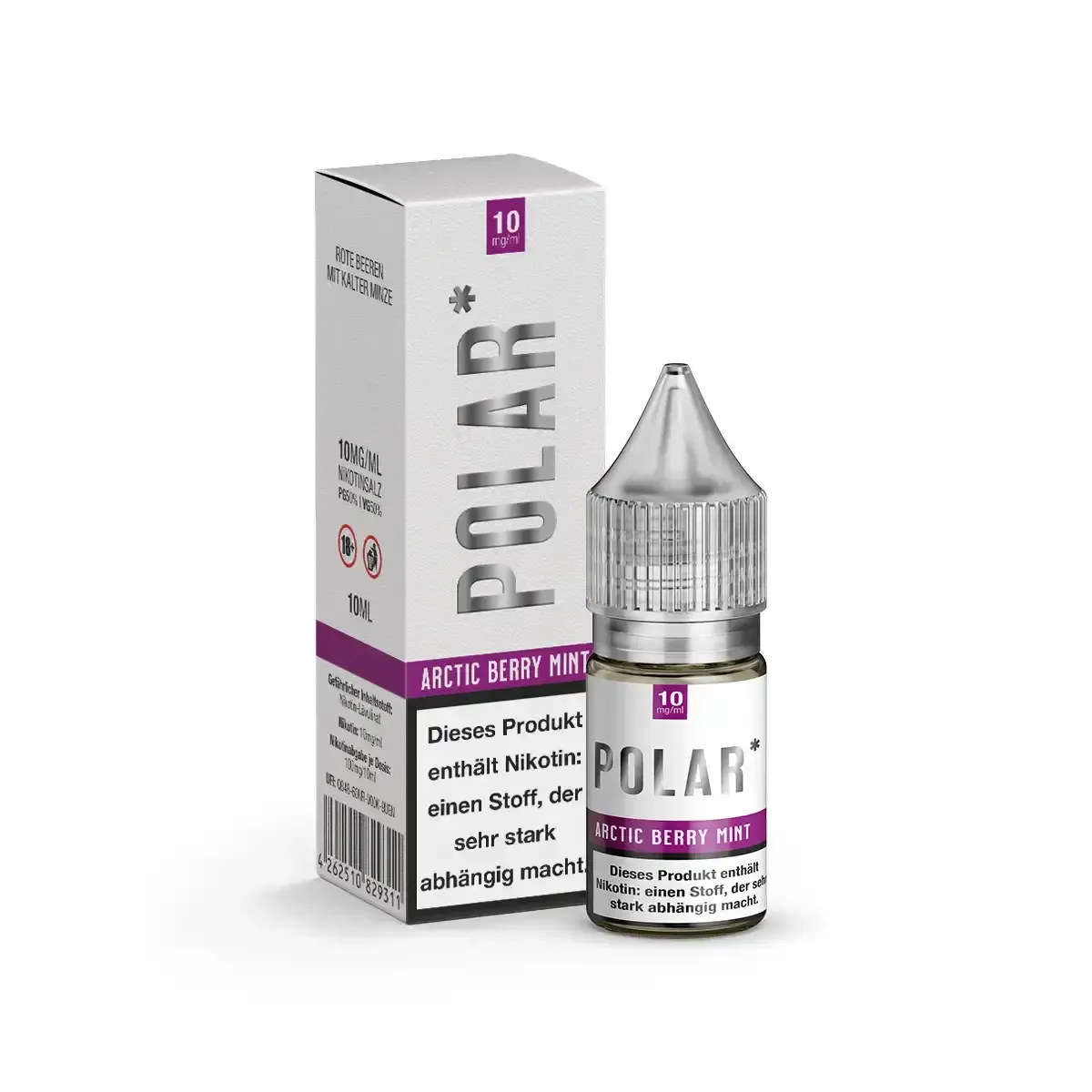 Polar Nikotinsalz-Liquid Arctic Berry Mint 10ml 10mg Polar Nikotinsalz-Liquid Arctic Berry Mint 10ml 10mg