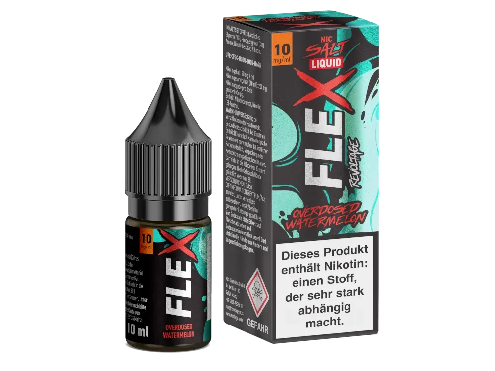 Revoltage - Flex - Nikotinsalzliquid - 10ml - Watermelon - 10mg