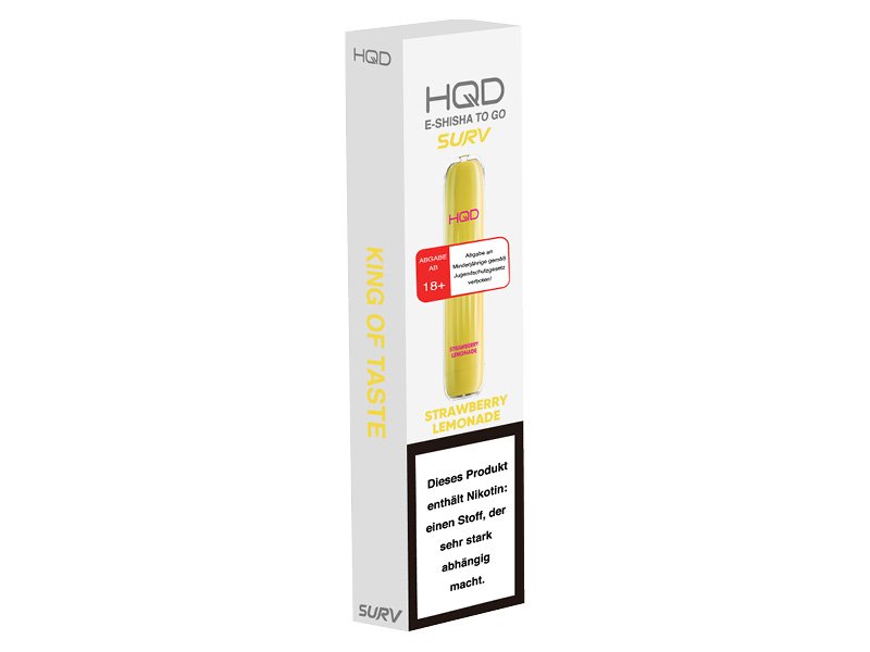HQD - SURV - Einweg E-Zigarette - Strawberry Lemonade - 20mg HQD - SURV - Einweg E-Zigarette - Strawberry Lemonade - 20mg