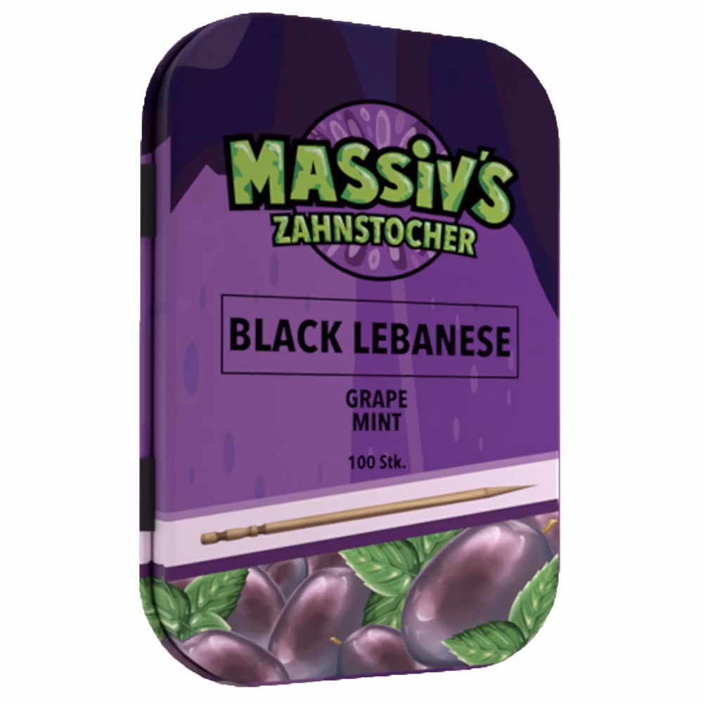 Massiv' s - Zahnstocher - Black Lebanese Massiv' s - Zahnstocher - Black Lebanese