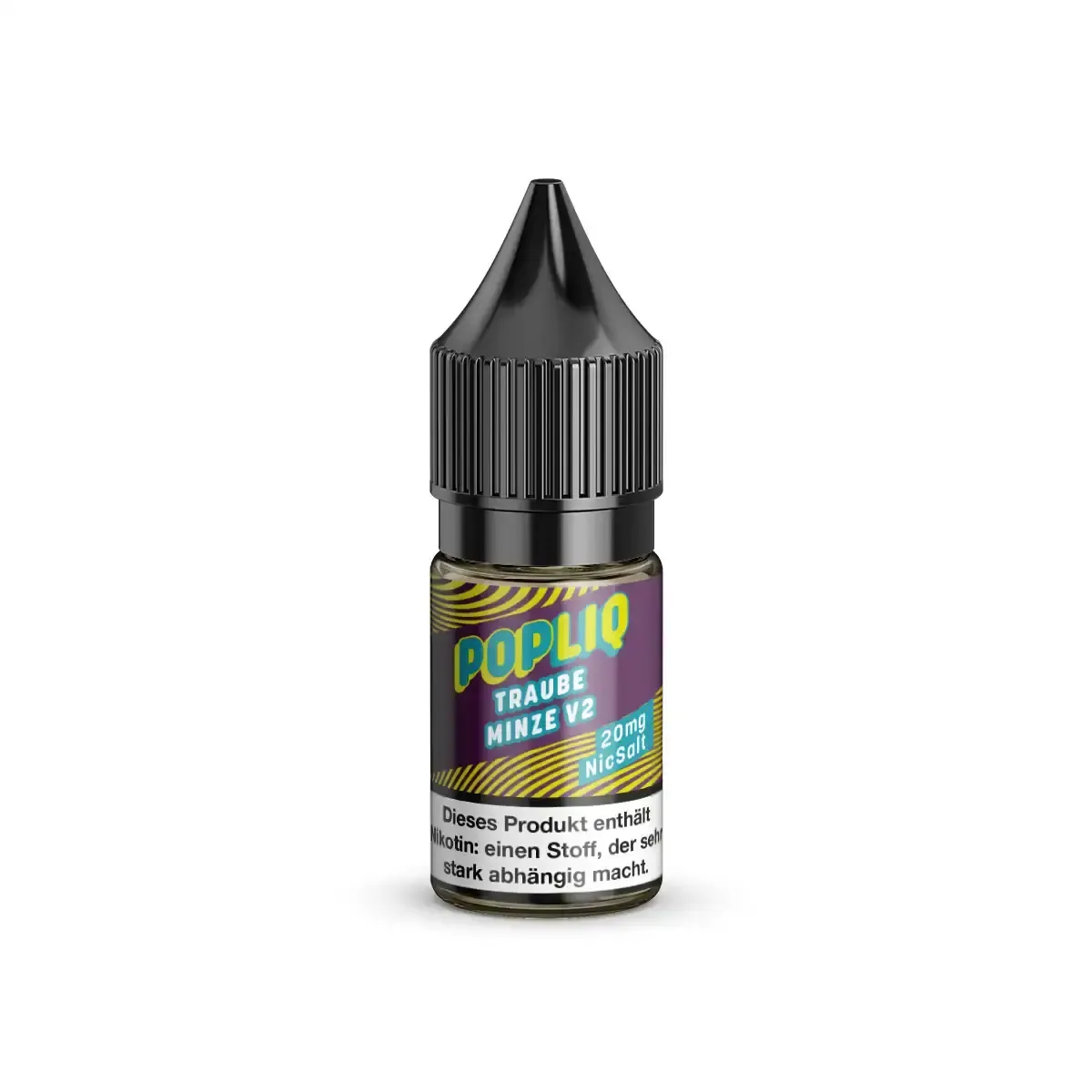 PopLiq Nikotinsalz-Liquid Traube Minze V2 10ml 20mg