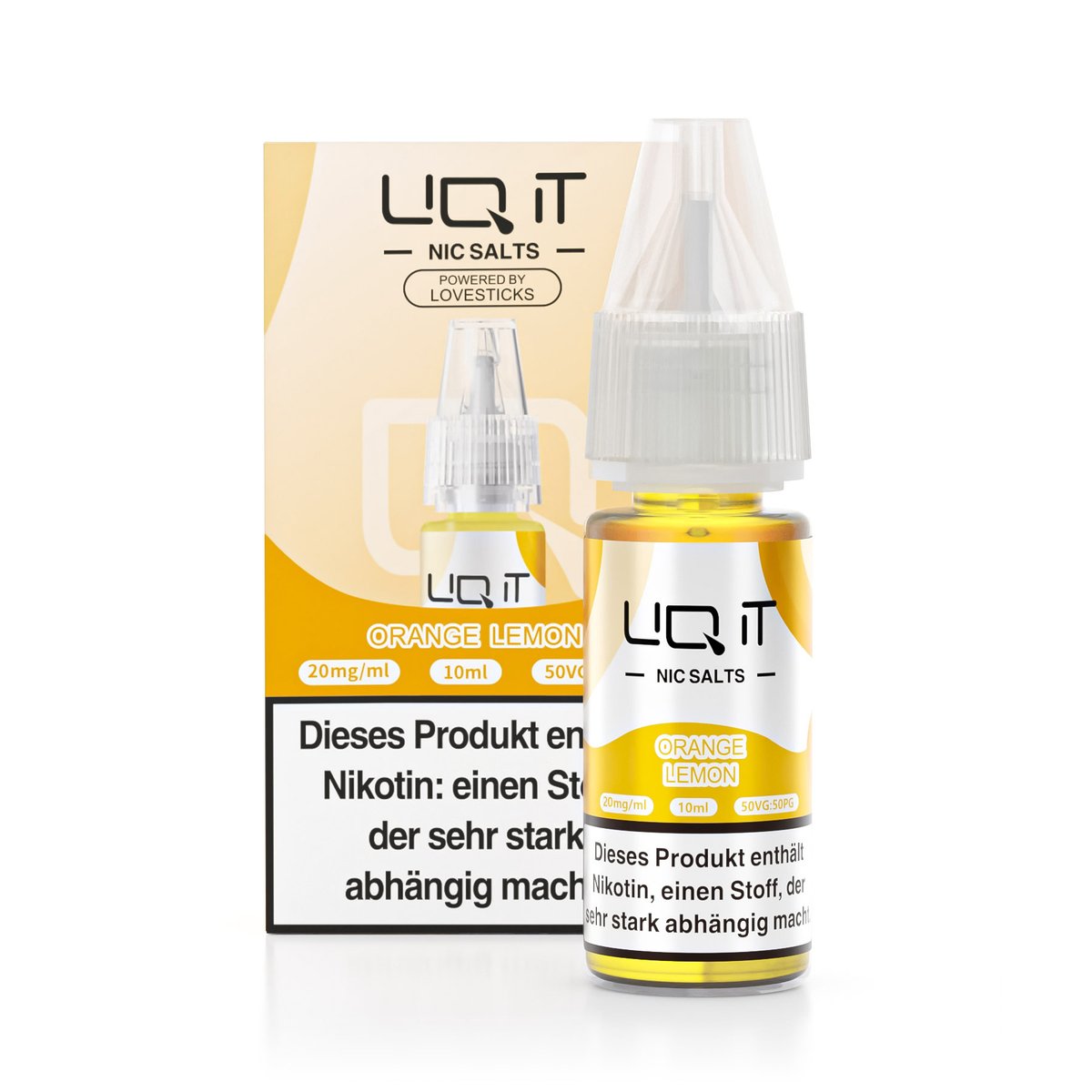 LIQ IT - Nikotinsalz-Liquid - 10ml - Orange Lemon - 20mg