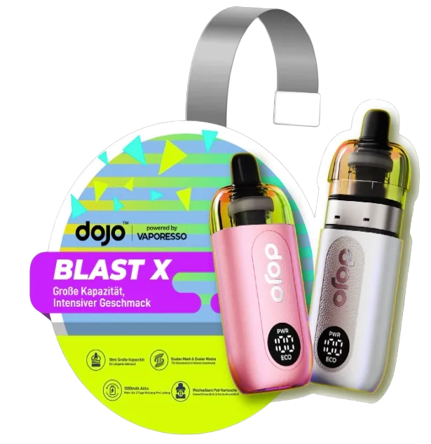 Vaporesso - Dojo Blast X - Wobbler - Klein Vaporesso - Dojo Blast X - Wobbler - Klein