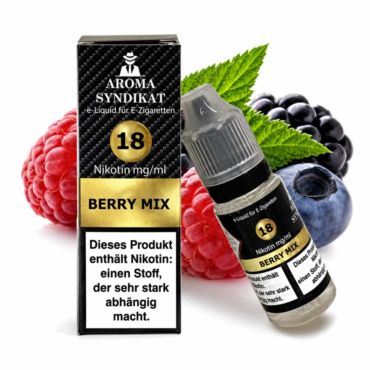 Aroma Syndikat - Nikotinsalz-Liquids - 10ml - Berry Mix - 18mg 