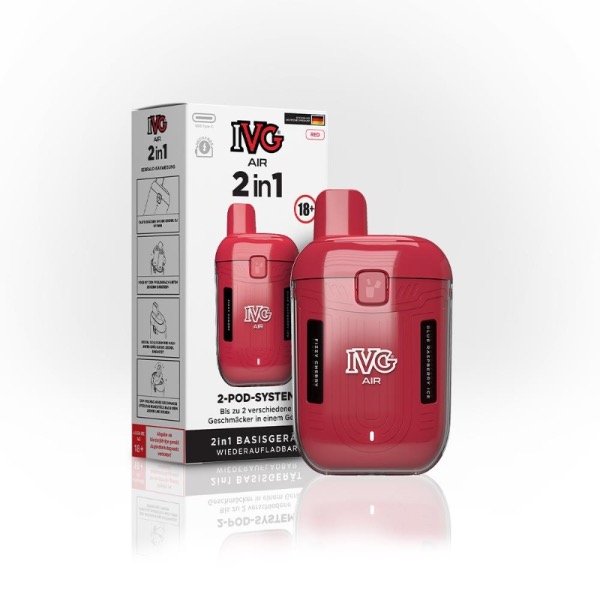 IVG - Air - Pod Kit 2-in-1 - Red - CP