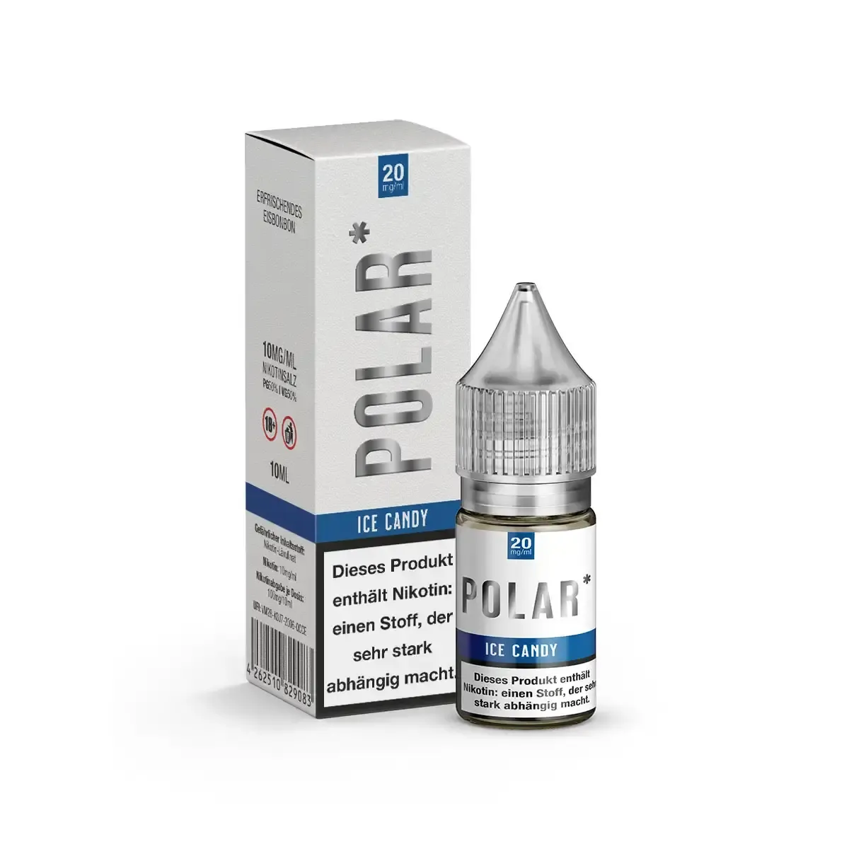 Polar Nikotinsalz-Liquid Ice Candy 10ml 20mg Polar Nikotinsalz-Liquid Ice Candy 10ml 20mg