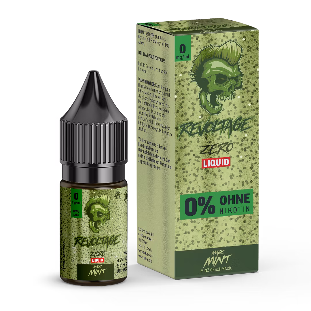 Revoltage - Hybrid Nikotinsalz Liquid - 10ml - Magic Mint - 0mg Revoltage - Hybrid Nikotinsalz Liquid - 10ml - Magic Mint - 0mg