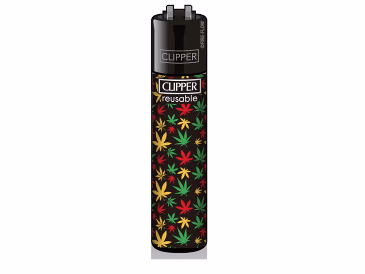 clipper-feuerzeug-jamaican-pattern-2v4 Clipper - Feuerzeug - Jamaican Pattern - 2v4 - wiederverwendbar