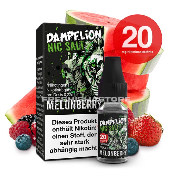 Dampflion - Intense - Melonberry - Nikotinsalz Liquid - 10ml - 20mg