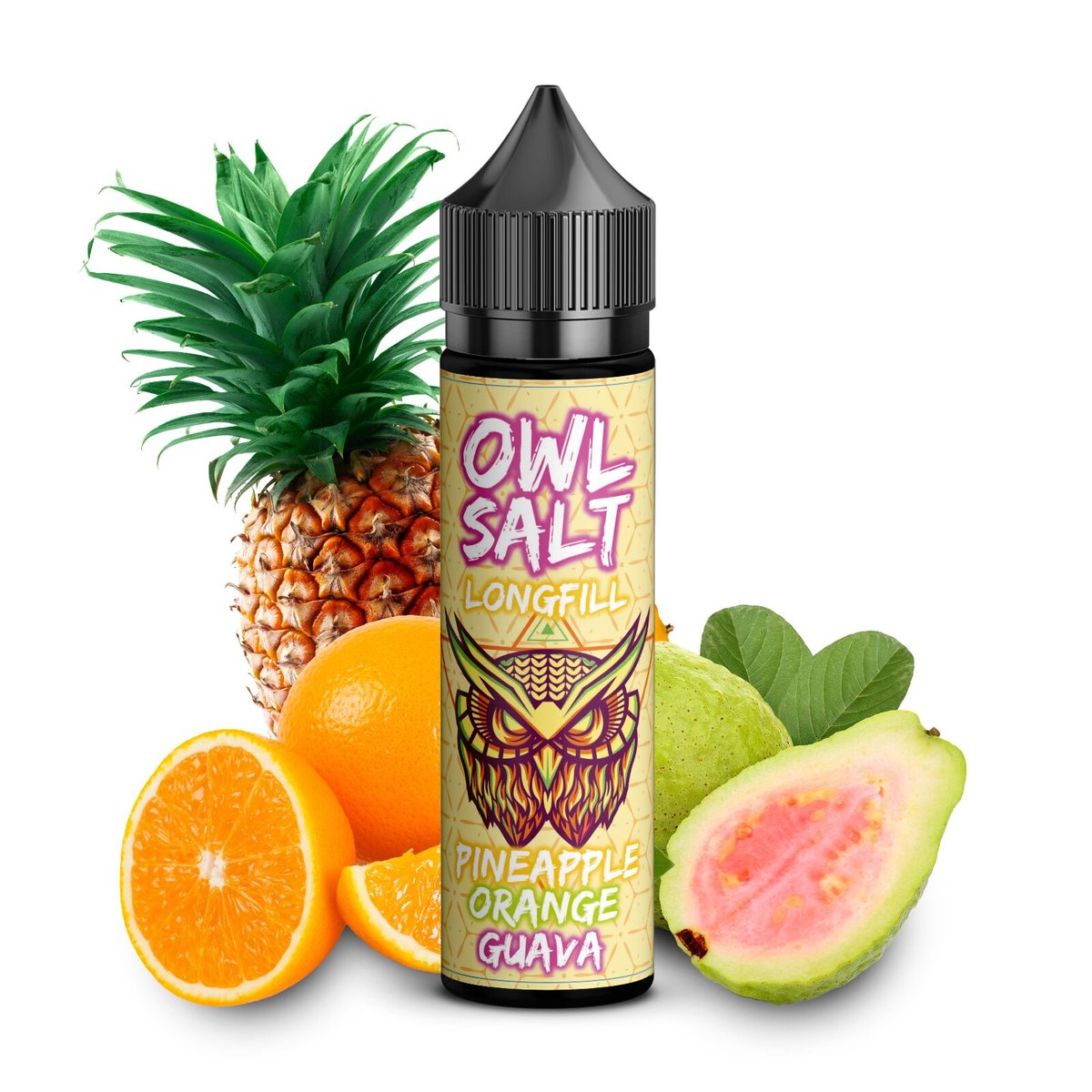 OWL Salt ✴ Pineapple Orange Guava ✴ 10ml ✴ Aroma