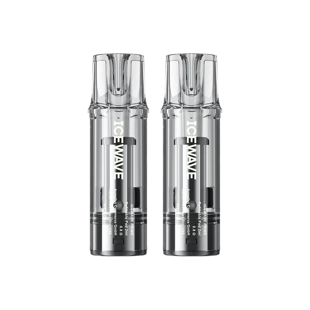 ICEWAVE - PRIME - Leerpods - 0.8 Ohm - 2ml - 2er Paket ICEWAVE - PRIME - Leerpods - 0.8 Ohm - 2ml - 2er Paket
