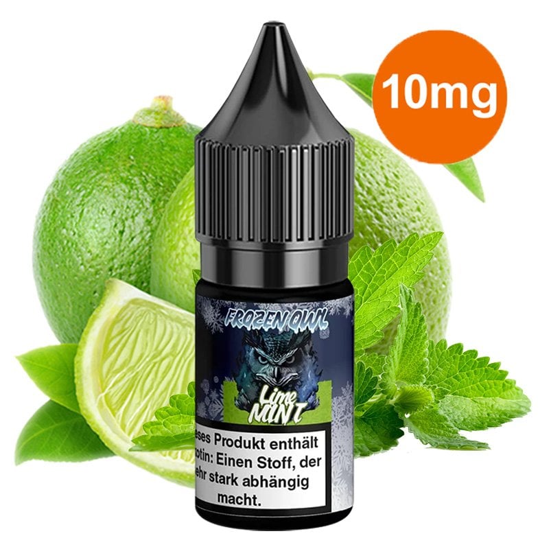 Frozen OWL - Lime Mint - Nikotinsalz Liquid - 10ml - 10mg