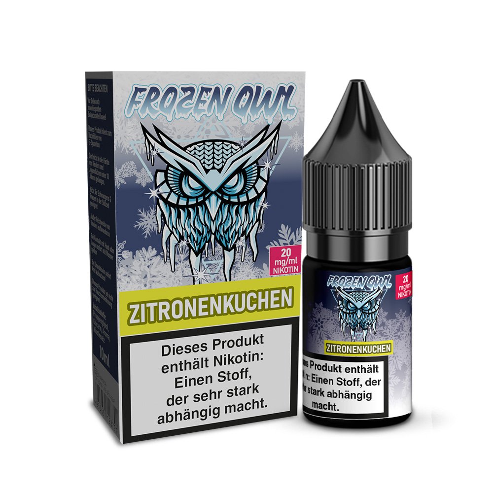 Frozen OWL - Nikotinsalz Liquid - 10ml - Zitronenkuchen - 10ml - 20mg Frozen OWL - Nikotinsalz Liquid - 10ml - Zitronenkuchen - 10ml - 20mg