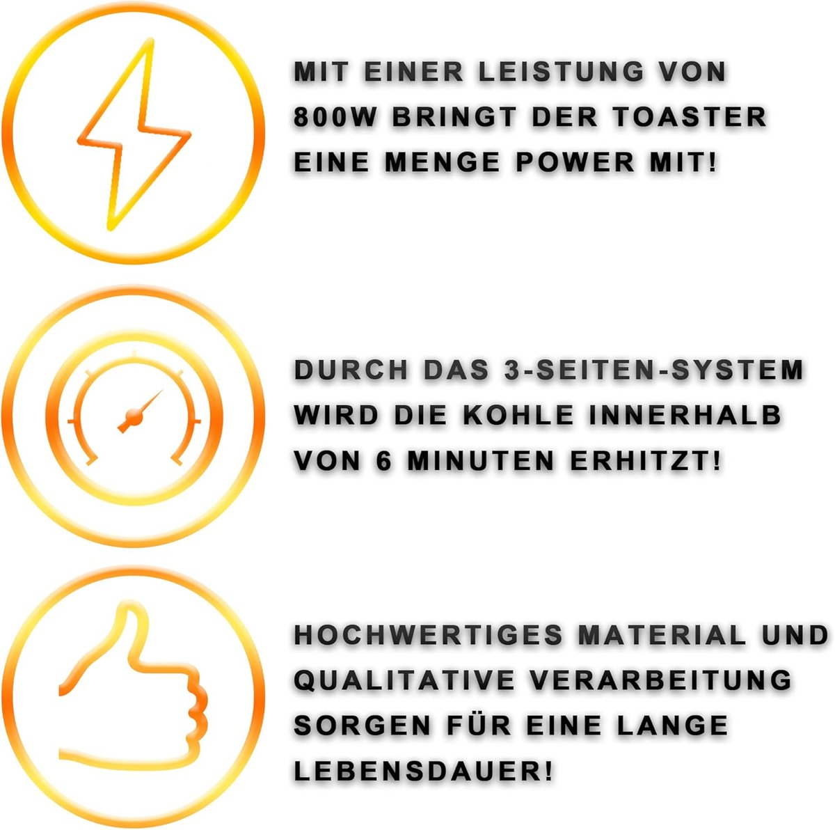 Smoke2u - Kohleanzünder - Toaster 2.0 - 800W