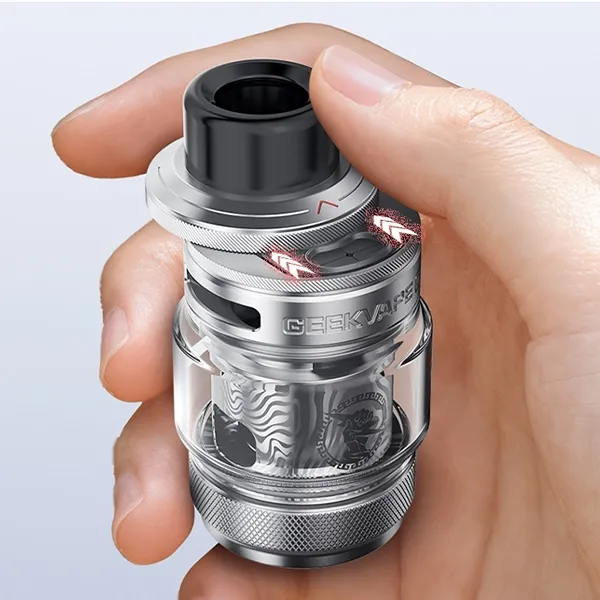 GeekVape - Z - Subohm 5 Clearomizer Set - Cold Silver GeekVape - Z - Subohm 5 Clearomizer Set - Cold Silver