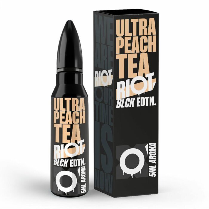 RIOT SQUAD - BLCK Edition - Ultra Peach Tea - 5ml Aroma - Steuerbanderole