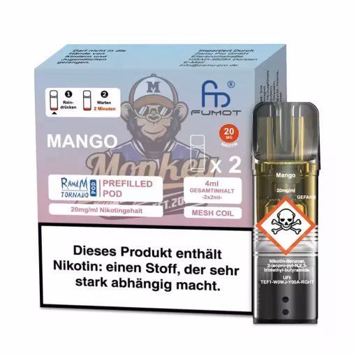 Randm Tornado - Prefilled Pod - Mango - 2er Pack 