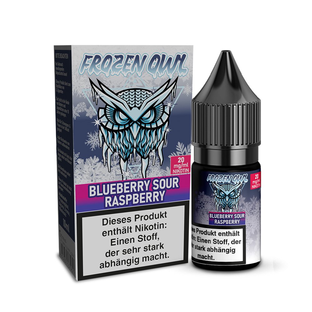 Frozen OWL - Nikotinsalz Liquid - 10ml - Blue Sour Raspberry - 10ml - 20mg