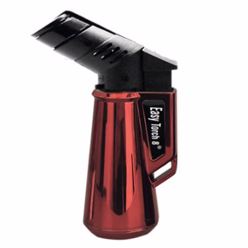 Easy Torch - Freestyle - Jet Flame - Metallic - Rot