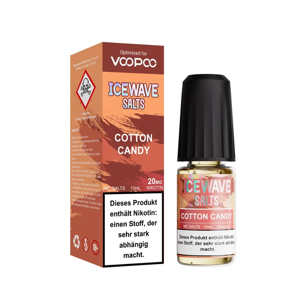 Icewave - Salts - Nikotinsalz-Liquid - Cotton Candy - 10ml - 20mg