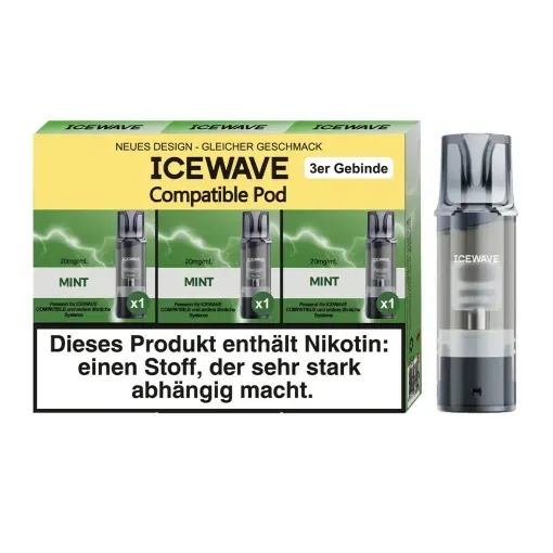 ICEWAVE - Prefilled Pod - 2ml - 3er Pack - Mint
