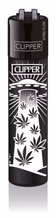 clipper-feuerzeug-420-aliens-1v4 Clipper - Feuerzeug - 420 ALIENS #2 - 1v4 - wiederverwendbar