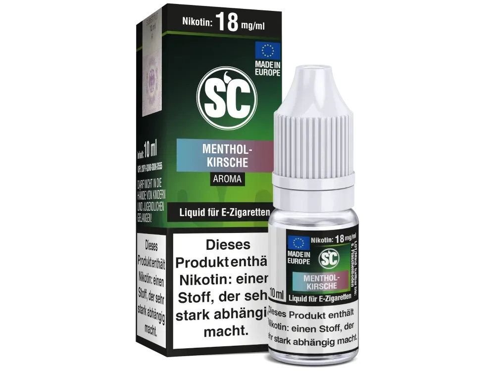 SC - Menthol-Kirsche - Nikotin Liquid - 10ml - 0mg