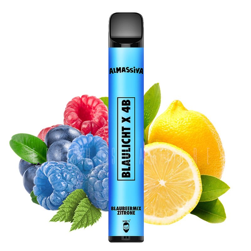Al Massiva Vape - Einweg E-Zigarette - Blaulicht x 4B