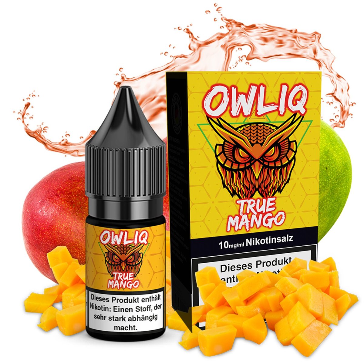 OWLIQ - True Mango - Nikotinsalz Liquid - 10ml - 10mg