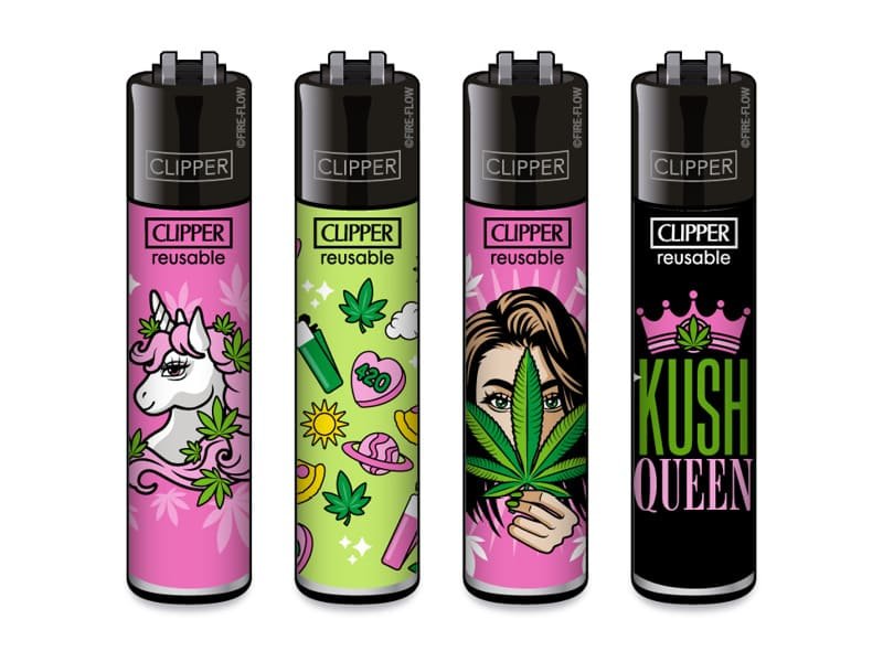 Clipper - Feuerzeug - 420 Girly - 4v4 - wiederverwendbar