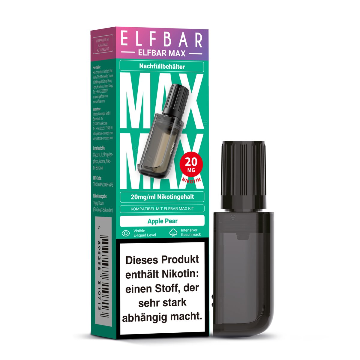 ELFBAR - MAX - Nachfülltank - CP - Apple Pear