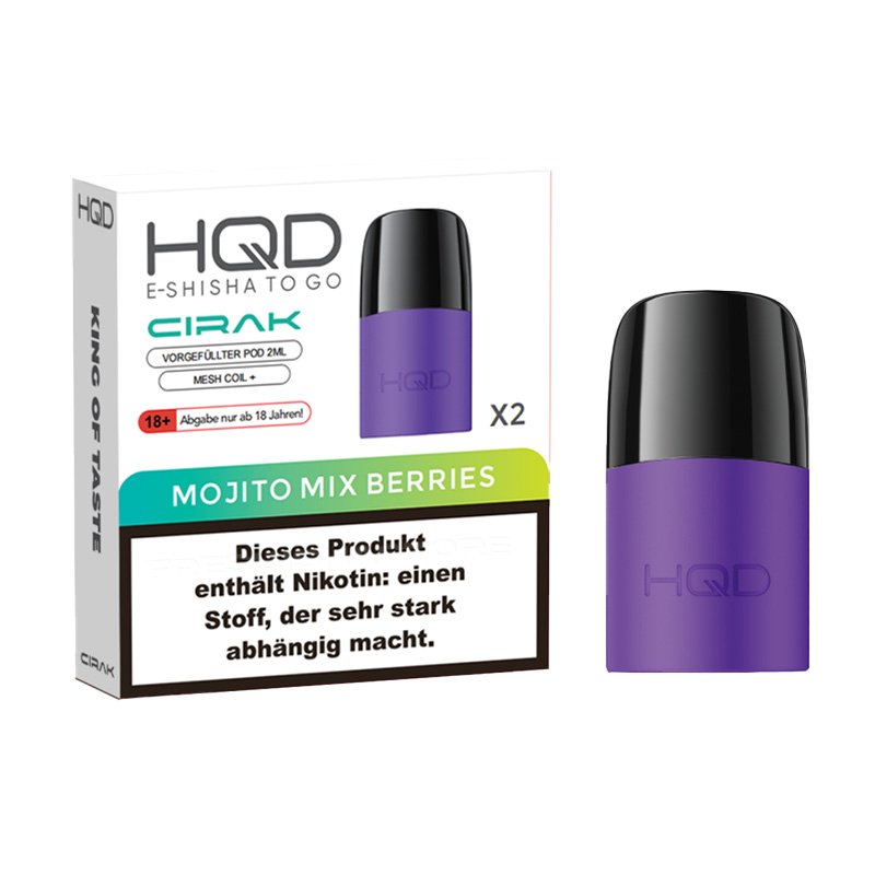 HQD - Cirak - Prefilled Pod - Mojito Mix Berries - 2ml - 2er Pack